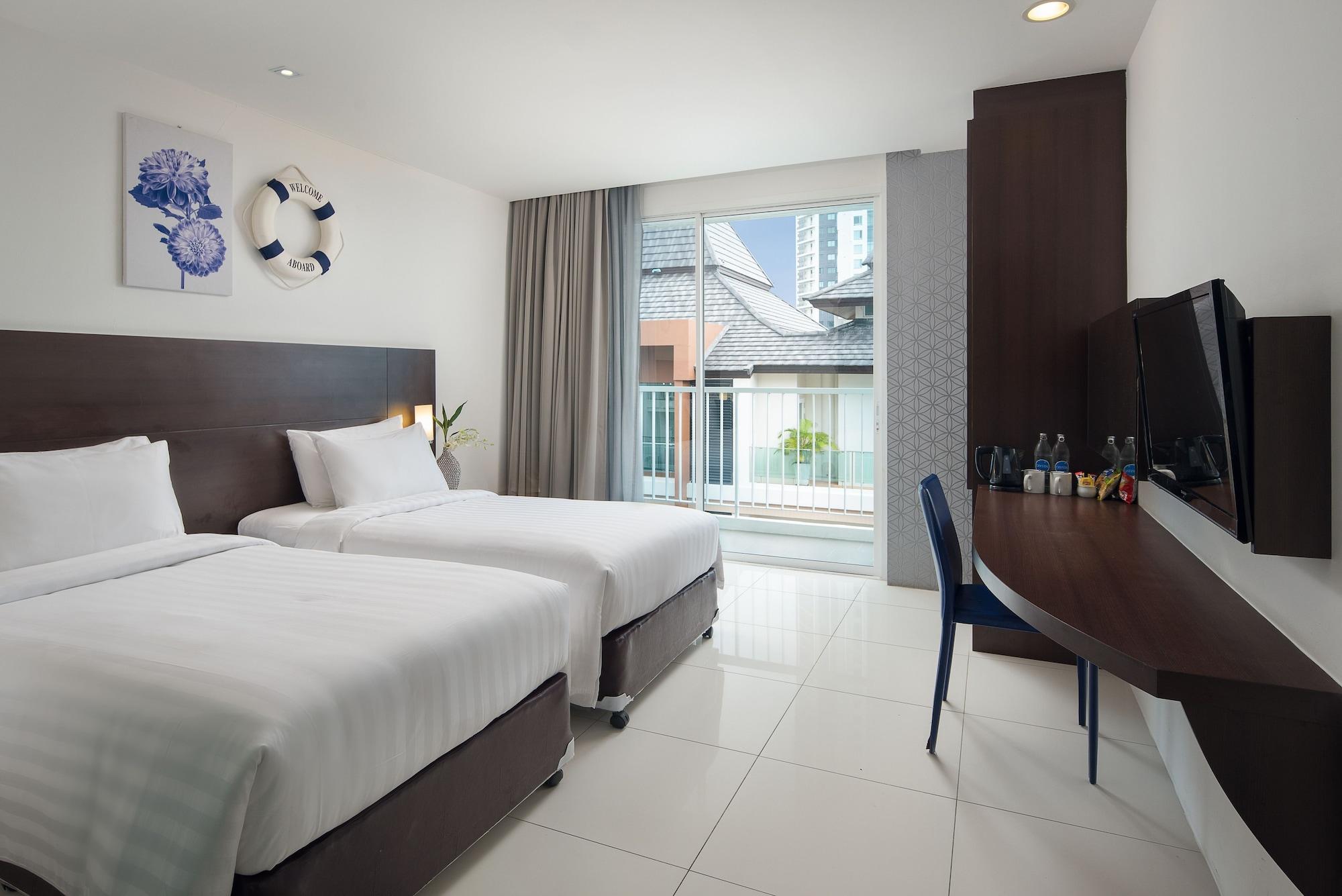 Rodina Beach Hotel Jomtien pláž Exteriér fotografie