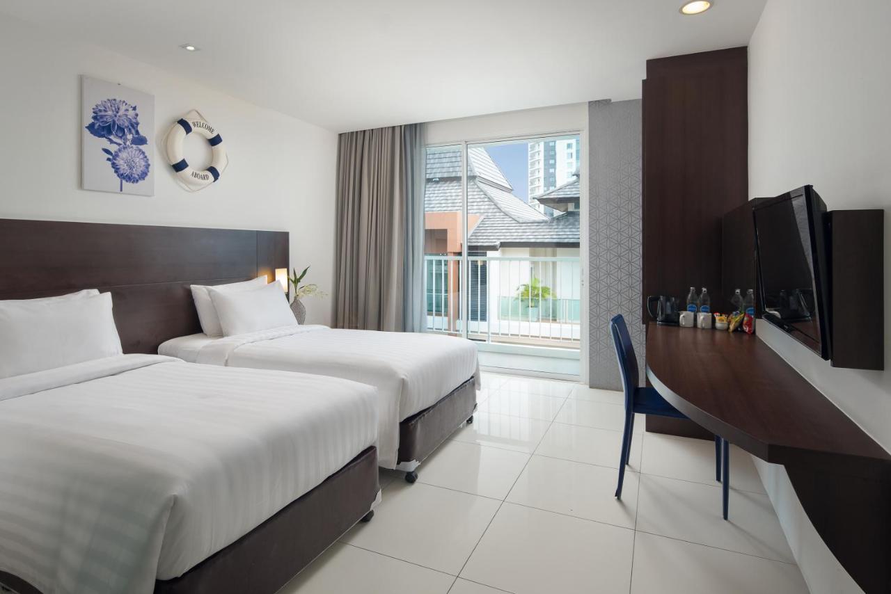 Rodina Beach Hotel Jomtien pláž Exteriér fotografie
